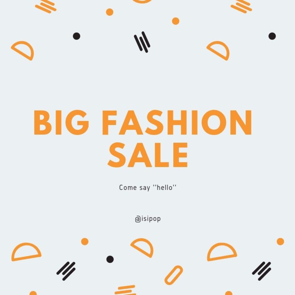 Fashion sale